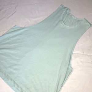 lululemon athletica - tank size 6 - seafoam